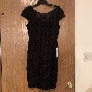 Black Lace & Lined Dress